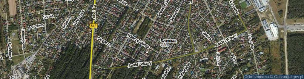 Zdjęcie satelitarne Krasickiego Ignacego, bp. ul.